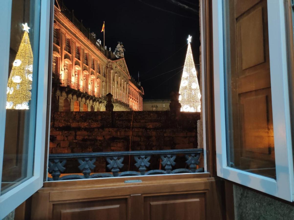 Apartamento Con Vistas A La Catedral 圣地亚哥－德孔波斯特拉 外观 照片